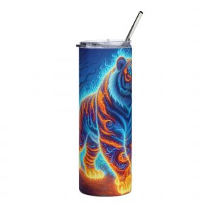 Glowing Tiger tumbler
